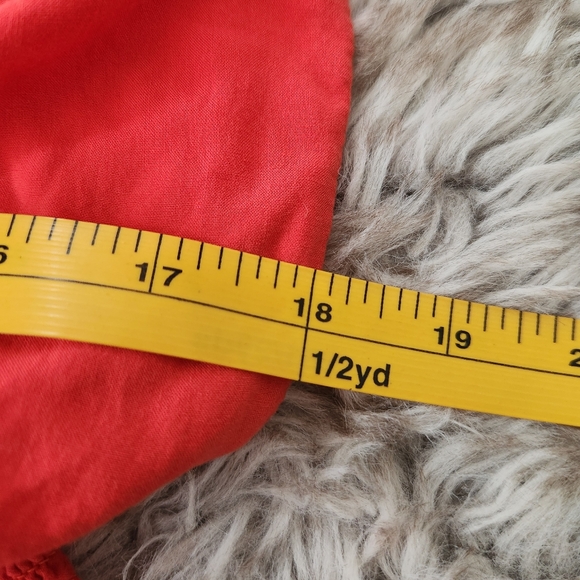 Free People Ava Baby Top Red Women's Size Large - Picture 11 of 12